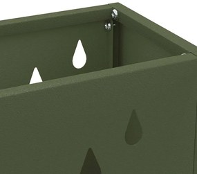 Suporte de Guarda-Chuva Verde-Azeitona da , 28x12x41 cm, em Aço