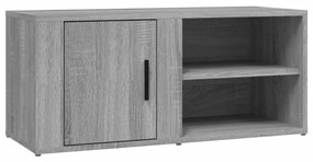 Móveis TV 2 pcs 80x31,5x36 cm derivados madeira cinzento sonoma