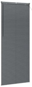 Persiana de Janela Cinzento-escuro 80 x 130 cm Alumínio