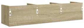 Armários parede 2pcs 75x18x16,5cm deriv.madeira carvalho sonoma