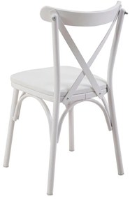 Conjunto de Mesa de Jantar Extensível e Cadeiras Oliver – Branco – Mes