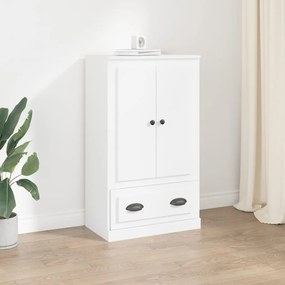 vidaXL Armário alto derivados de madeira 60x35,5x103,5 cm branco