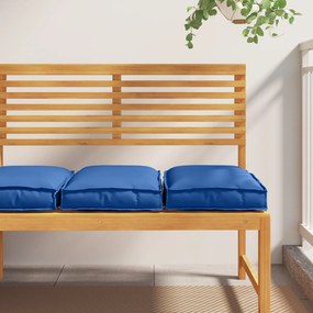 vidaXL Almofadas de Palete para Assento 2 pcs Azul Real 40x40x8 cm Tecido Oxford