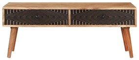 Mesa de centro 100x50x39 cm madeira de acácia maciça
