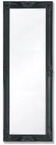 vidaXL Espelho de parede estilo barroco, 140x50 cm, preto