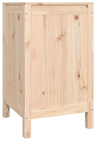 Caixa para roupa 44x44x76 cm madeira de pinho maciça