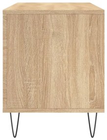 Armário p/ discos 100x38x48cm derivados madeira carvalho sonoma