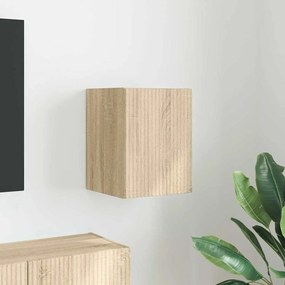 vidaXL Armário de TV de Parede Sonoma 30 x 31 x 40 cm