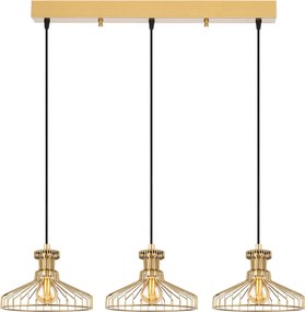 Chandelier Events – Dourado Brilhante – 96 x 23 x 129 cm
