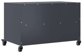 Móvel de TV 68x39x43,5 cm aço laminado a frio antracite