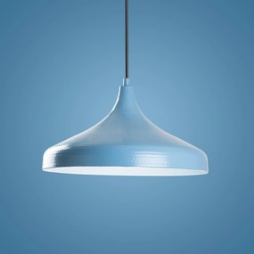 Candeeiro Chandelier Tattoo – Azul Claro – Ø36 h:22 cm