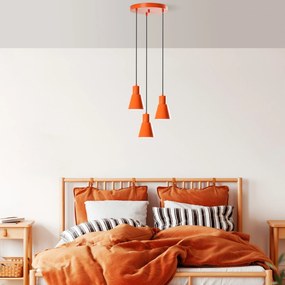 Chandelier Konikkem – Laranja – Diâmetro 40 cm
