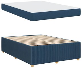 Estrutura da Cama Outros Azul 160 x 200 cm tecido