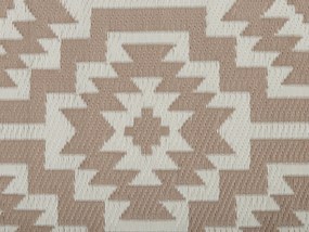 Tapete de exterior creme 120 x 180 cm KARNAL Beliani