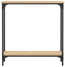 Mesa consola 75x22,5x75 cm derivados de madeira carvalho sonoma