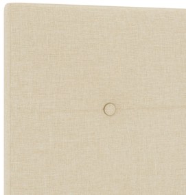 Cama vidaXL Creme 90x190 cm em Tecido
