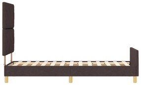 Estrutura de Cama vidaXL Castanho 80x200 cm em Tecido