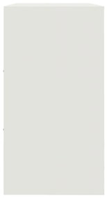 Aparador 99x39x73 cm aço branco