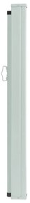 Toldo lateral retrátil para pátio 100x300 cm azul
