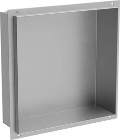 Mexen X-Wall-NR prateleira embutida sem flange 30 x 30 cm, inox - 1911303010