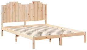 Cama extra longa sem colchão 160x210 cm madeira maciça
