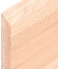 Prateleira de parede 160x60x(2-4)cm carvalho maciço não tratado