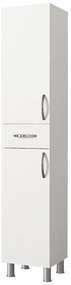 Armário de Casa de Banho Selin – Branco – 35x179x31,3 cm | Tribo Home