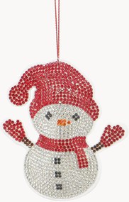 Ornamentos de Natal em vidro Jewel, conjunto de 6
