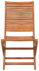 Cadeiras de jardim dobráveis 8 pcs 51x66x95 cm acácia maciça
