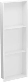 Mexen X-Wall-R prateleira embutida com flanjo e prateleira 90 x 30 cm, branca - 1920903010S