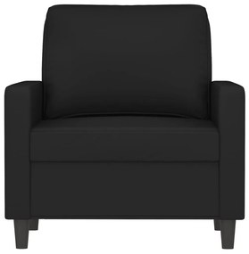 Poltrona 60 cm veludo preto