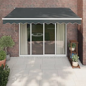 Toldo retrátil automático 3x2,5 m antracite