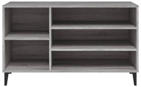 Sapateira 102x36x60 cm derivados de madeira sonoma cinza