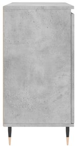 Aparador 104x35x70 cm madeira processada cinza cimento