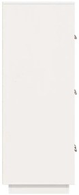 Aparador alto 67x40x108,5 cm pinho maciço branco