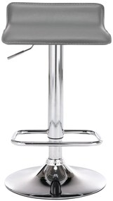 Conjunto de 2 bancos de bar Dyn 38 x 65-85 x 41 cm Cinzento