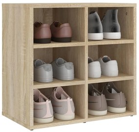 Sapateira 2 pcs 52,5x30x50 cm Carvalho Sonoma