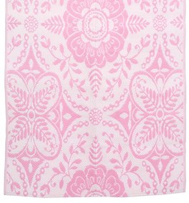 Tapete de exterior 120x180 cm ARAKIL PP cor-de-rosa