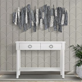 MESA CONSOLA SHINE 110X40X82 CM BRANCO