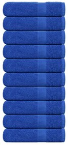 Toalhas de banho 10 pcs 100x150 cm 360 gsm 100% algodão azul