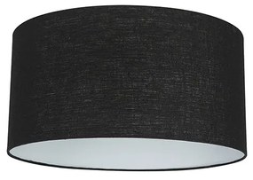 Abajur de tecido preto 50/50/25