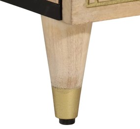 Móvel de apoio 60x33x75 cm madeira de mangueira maciça