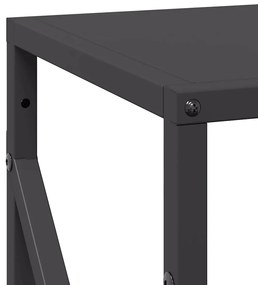 Suporte para lenha 34x25x100 cm aço laminado a frio preto