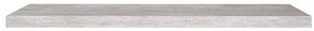 Prateleiras de parede 2 pcs 90x23,5x3,8cm MDF cinzento-cimento