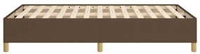 Estrutura de cama sem colchão 120x190cm castanho escuro