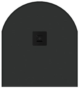 Espelho de parede 80x35 cm oval preto