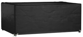 Capa p/ mobiliário de jardim 8 ilhós 180x122x75 cm retangular