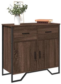 vidaXL Aparador 79,5x35,5x74,5 cm derivados madeira carvalho castanho