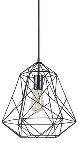 Candeeiro de suspensão industrial preto - Framework Basic