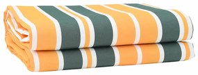 vidaXL Substituição de Toldos Verde e Amarelo 1000 x 160 cm